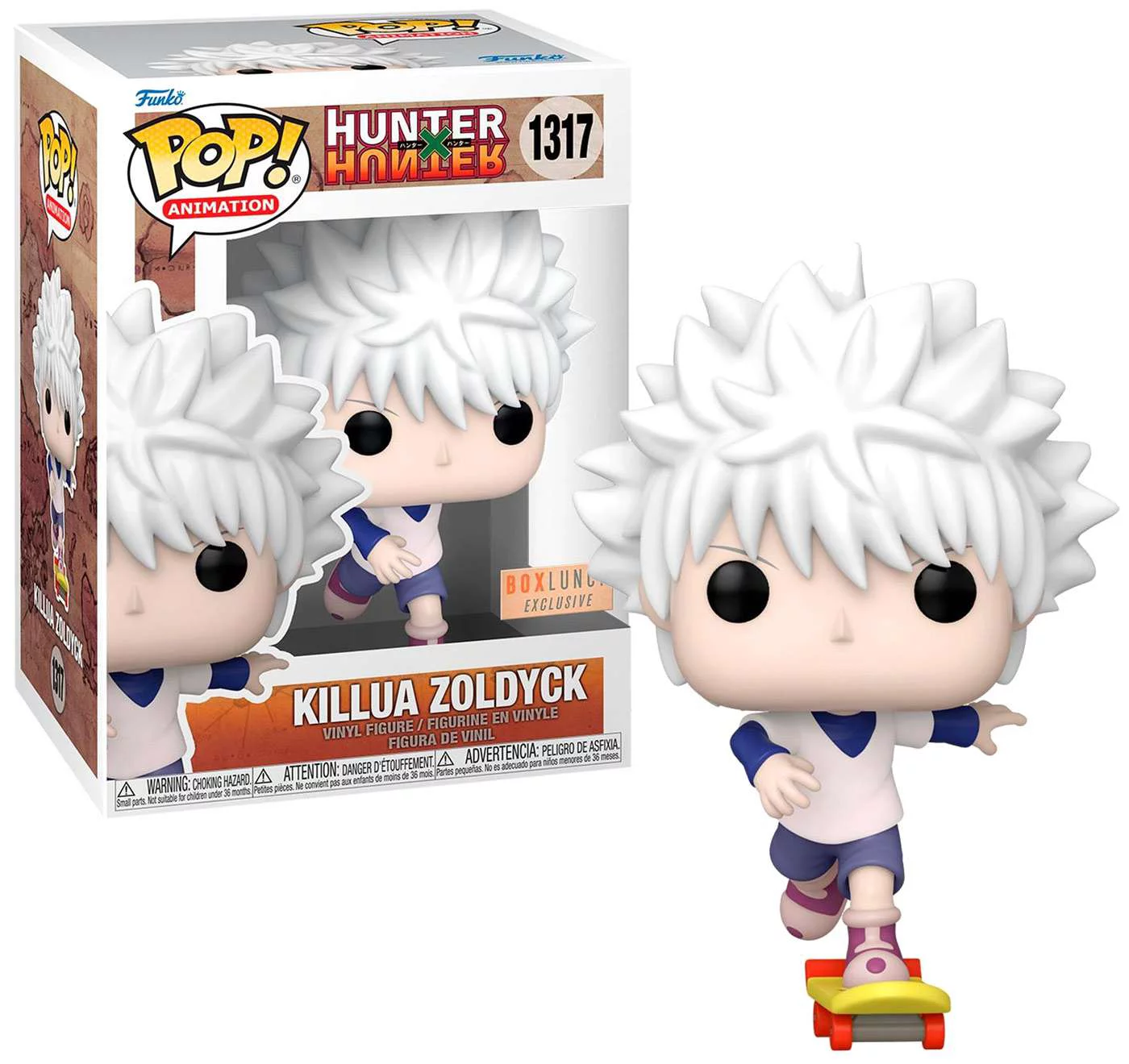 Killua Zoldyck (w/Skateboard)