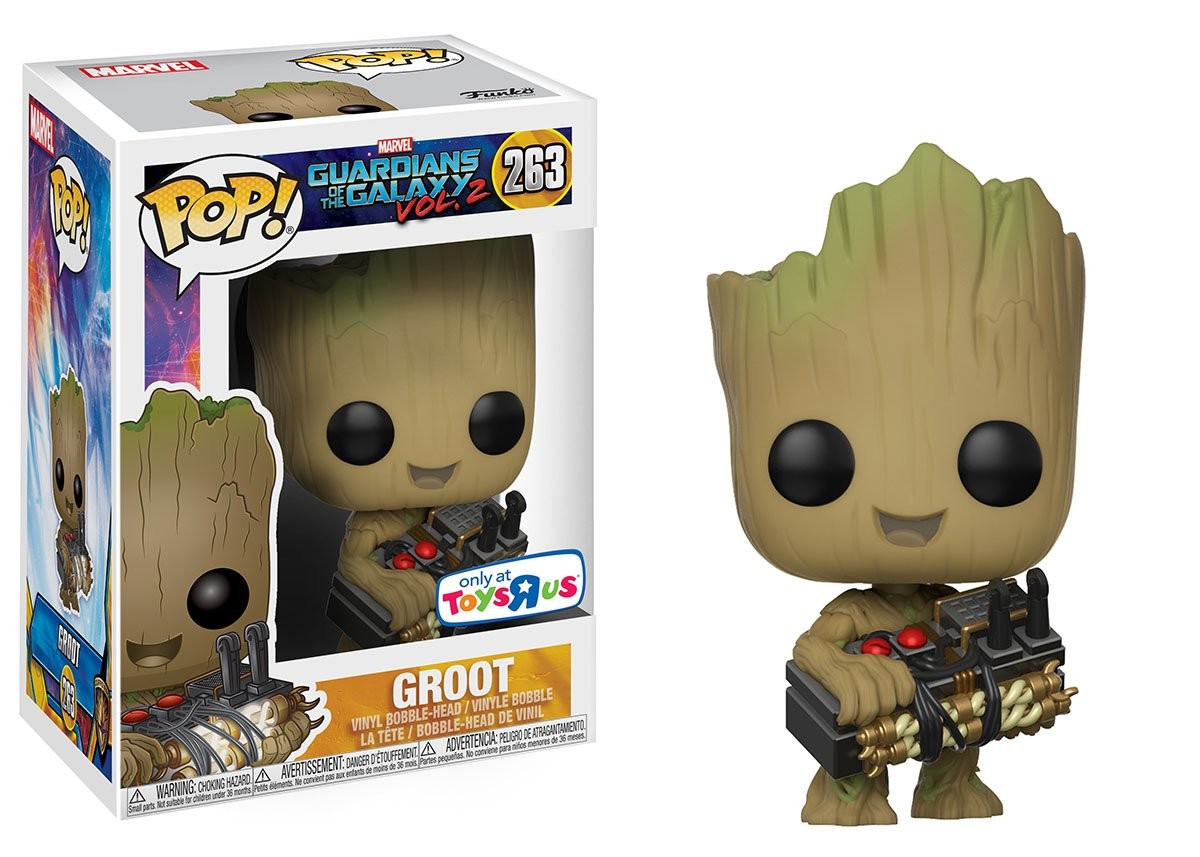 Groot with Bomb Buttons