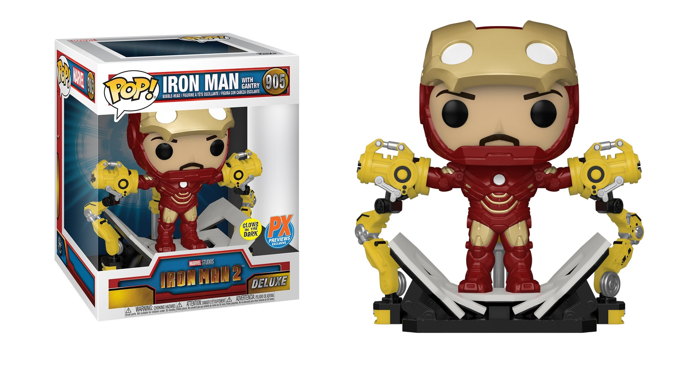 Iron Man with Gantry 6"