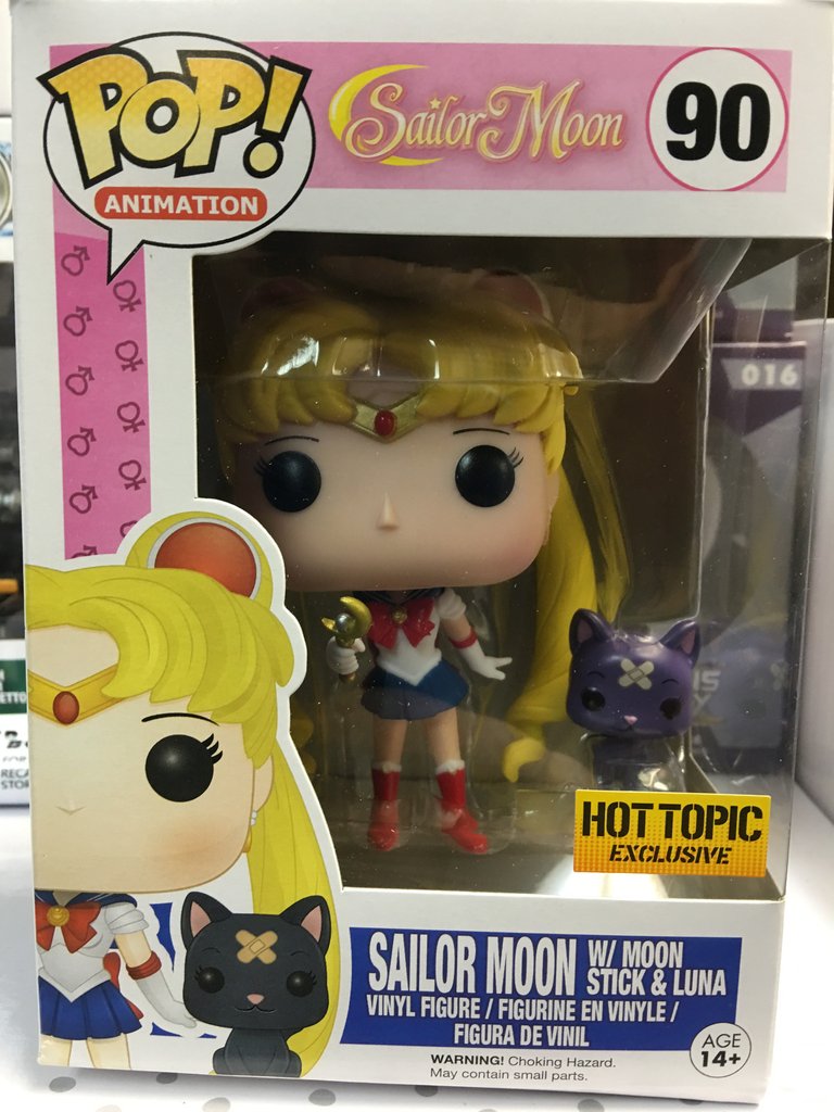 Sailor Moon w/ Moon Stick & Luna