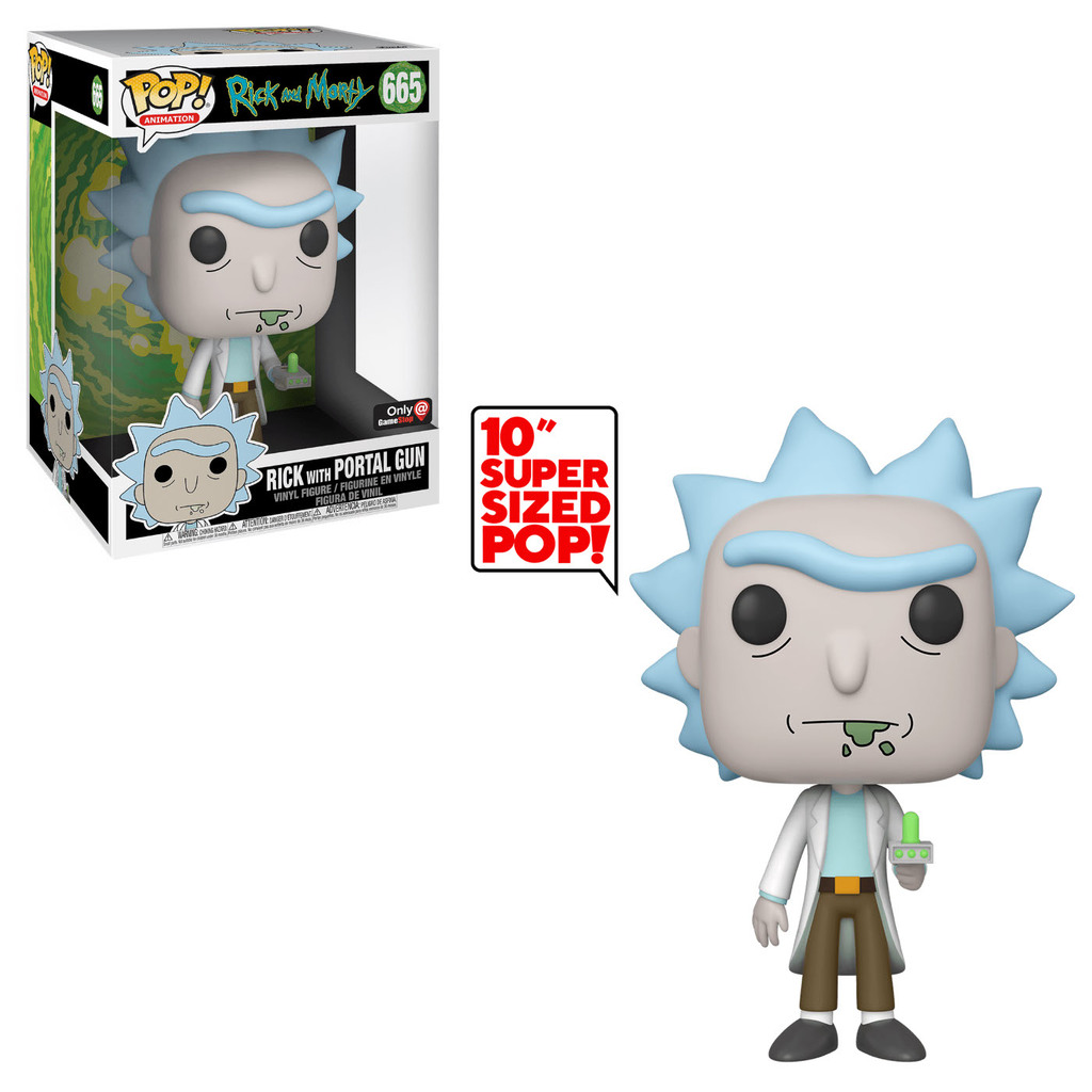 Rick with Portal Gun 10"