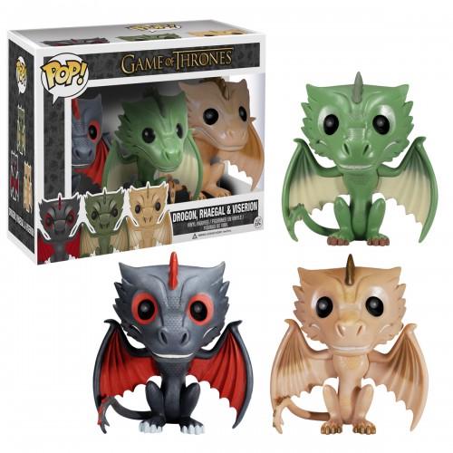 Drogon, Rhaegal, & Viserion 3 Pack