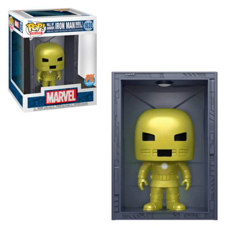 Hall of Armor: Iron Man Model 1 (Golden Armor) 6"