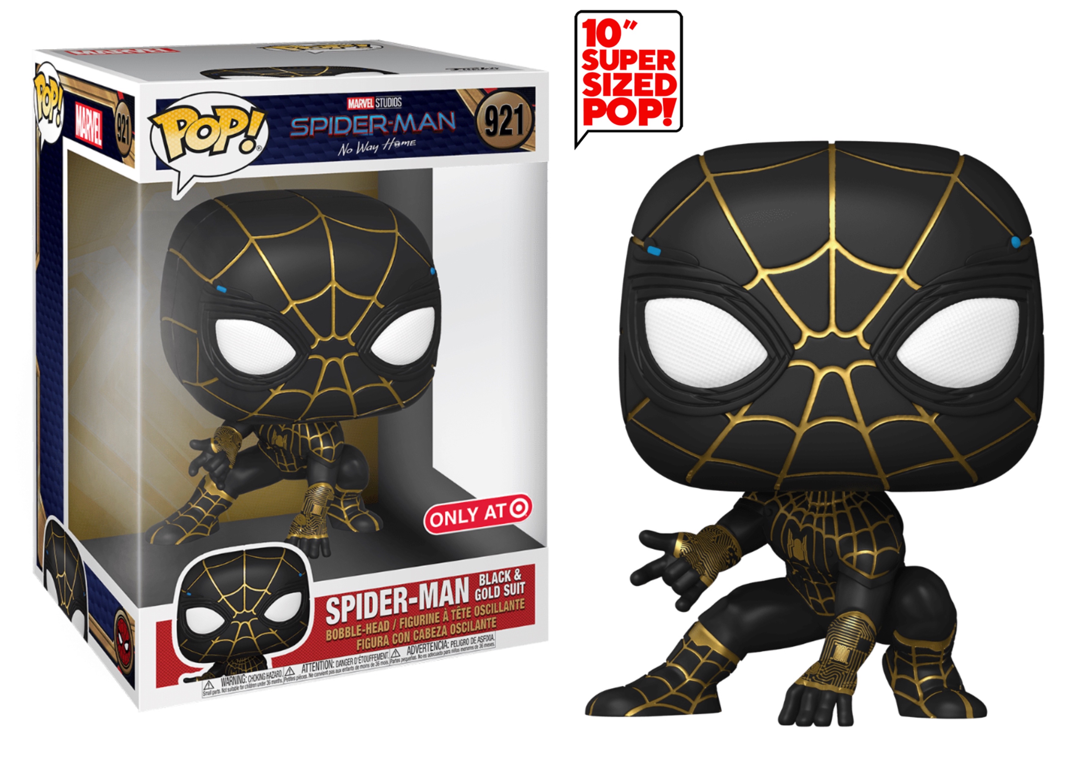 Spider-Man (Black and Gold Suit) 10"