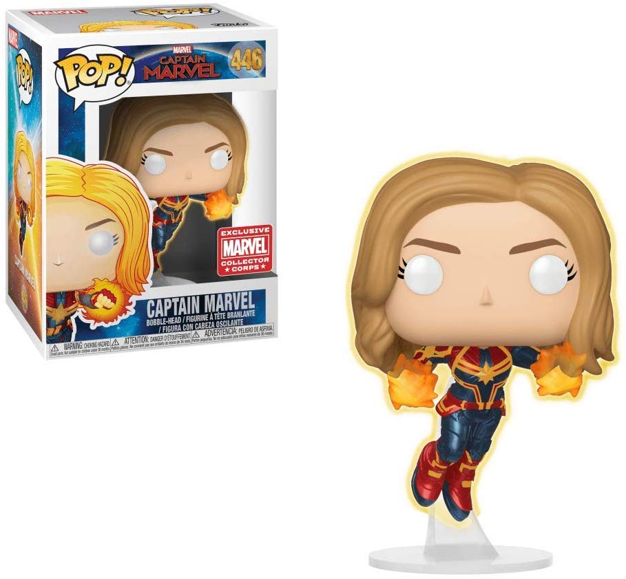 Unmasked Captain Marvel (Flying)