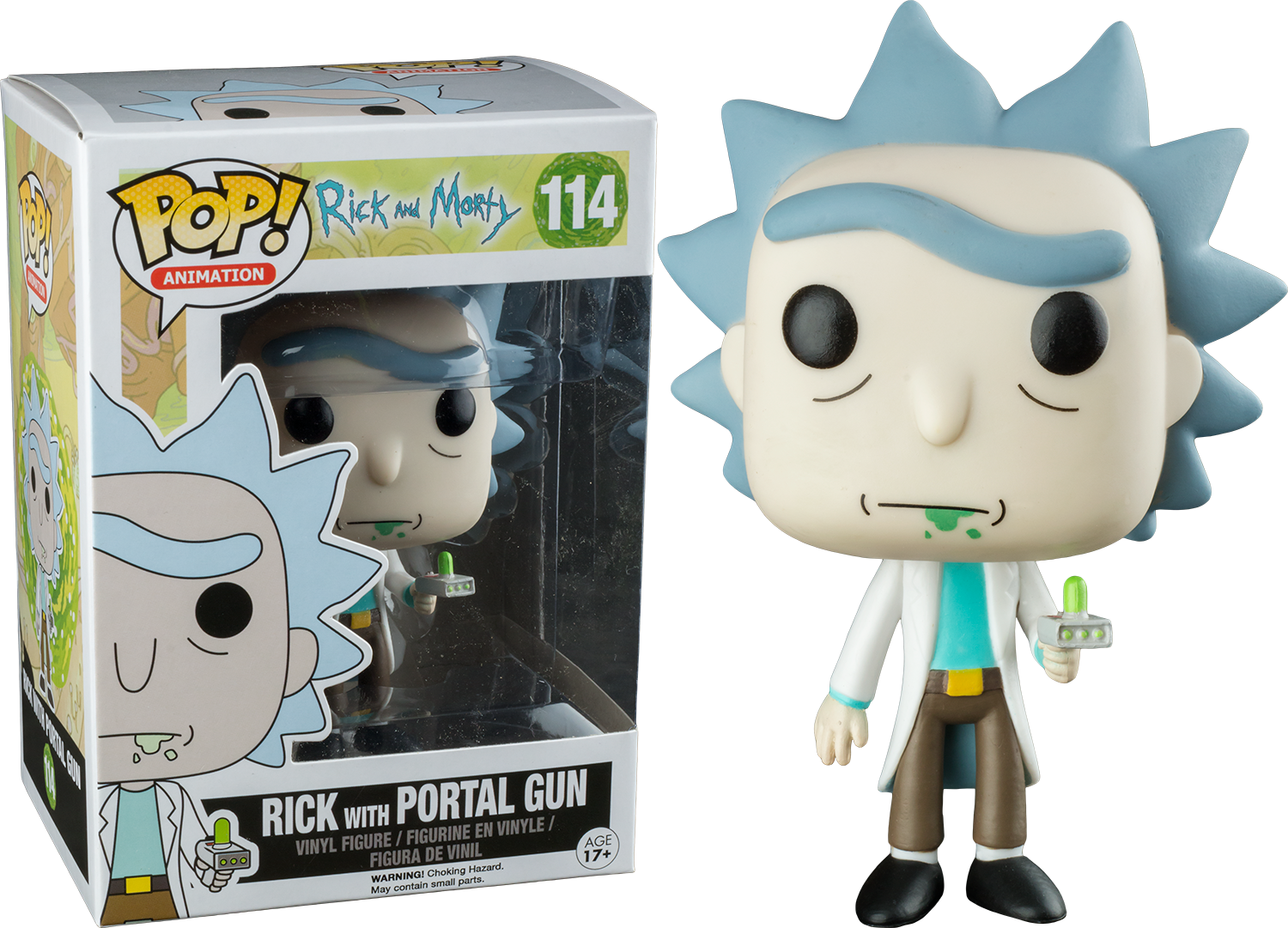 Rick with Portal Gun