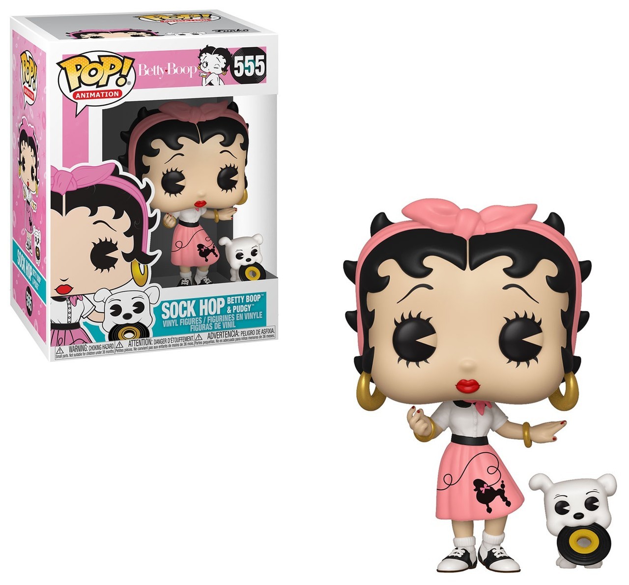 Sock Hop Betty Boop & Pudgy