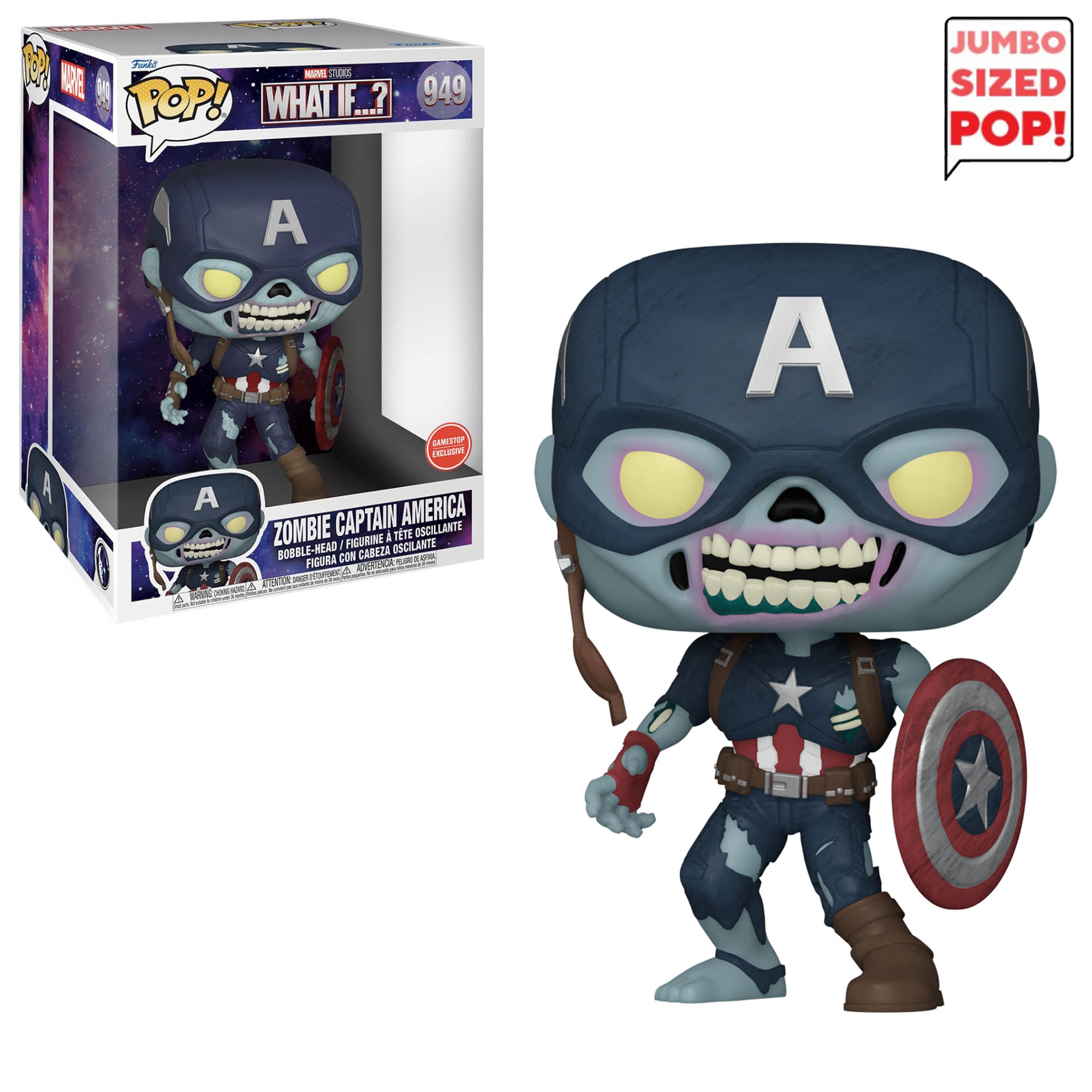 Zombie Captain America 10"