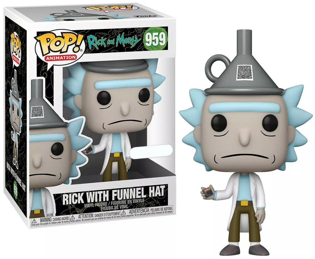 Rick With Funnel Hat