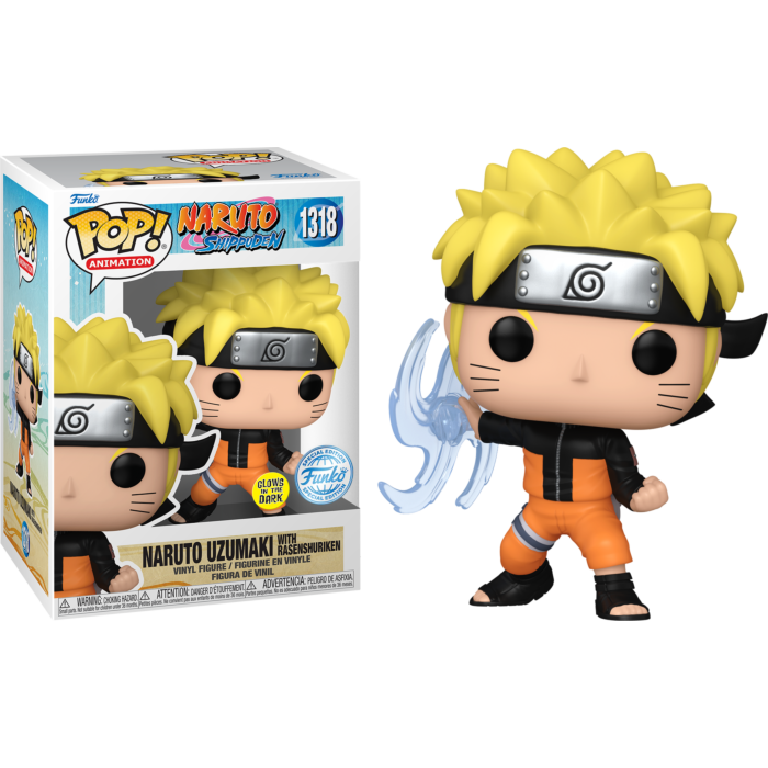 Naruto Uzumaki with Rasenshuriken