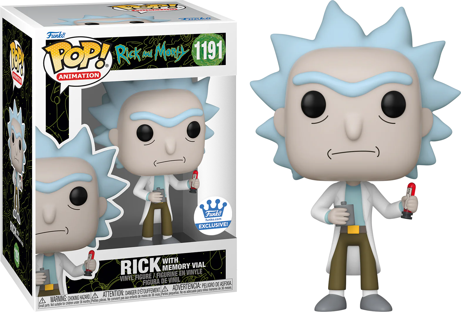 Rick with Memory Vial