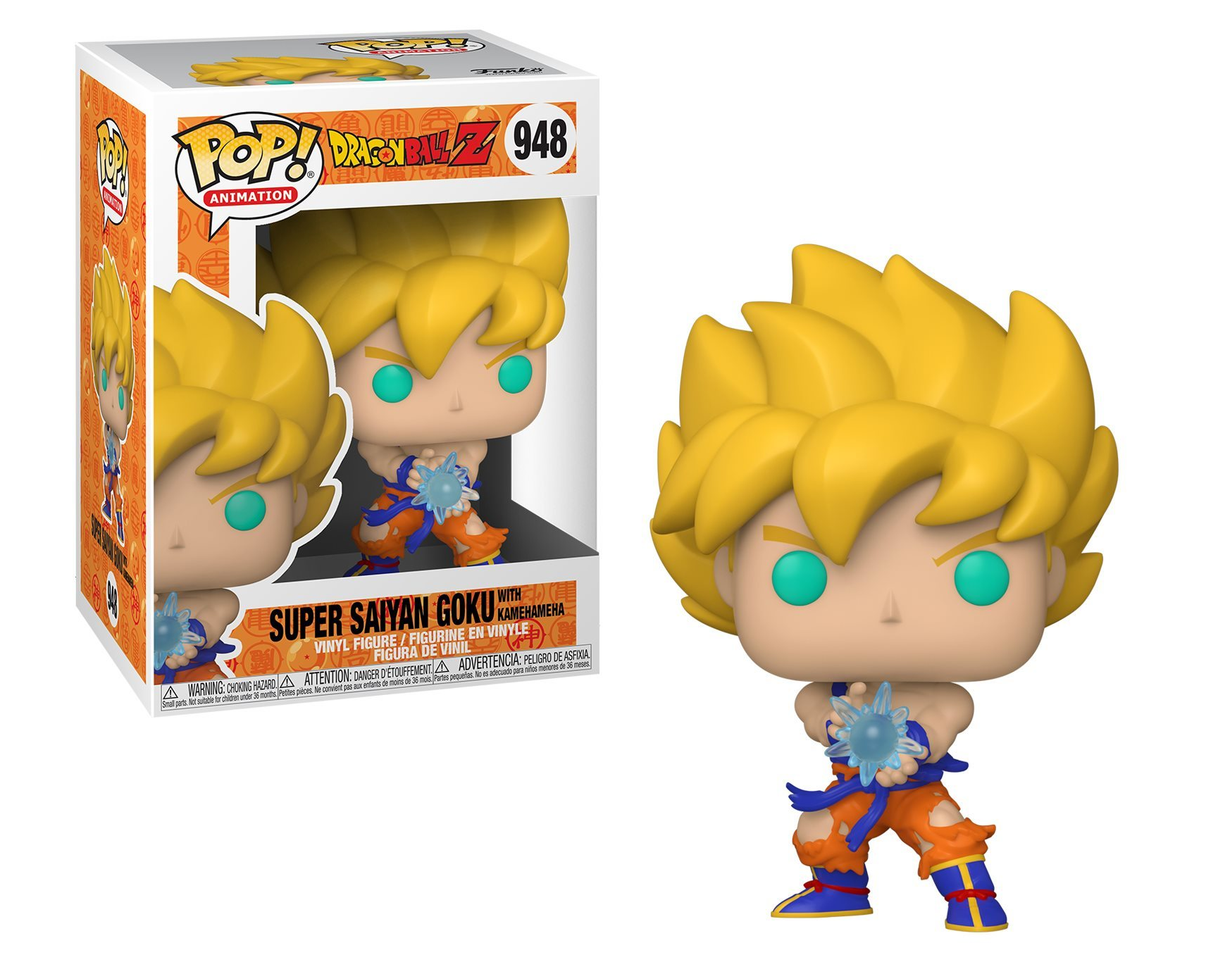 Super Saiyan Goku with Kamehameha