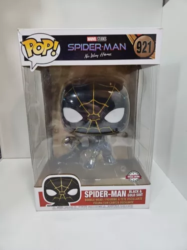 10 inch Funko Pop Spider-Man No Way Home Black And Gold Suit 921 Special Edition