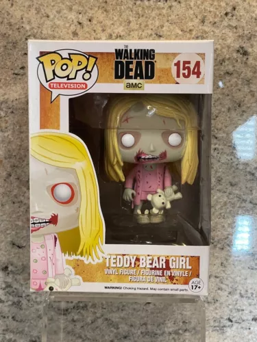 2014 Funko Pop! - AMC's The Walking Dead - Teddy Bear Girl #154