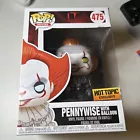 2018 Funko POP! Movies IT Pennywise w/Balloon Metallic Vinyl Figure Hot Topic