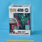 2019 SDCC SCE - Star Wars - Boba Fett Green Chrome Pop! Vinyl Figure (RS) #297