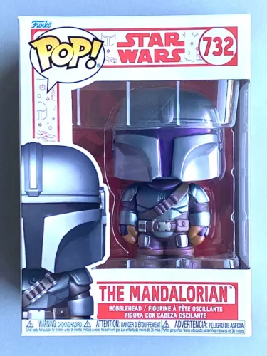 2024 Funko PoP! Star Wars THE MANDALORIAN #732 Holiday Ornament Style Figure NIB