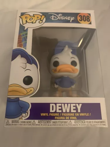 #308 FUNKO POP! disney DUCKTALES DEWEY DUCK VINYL FIGURE