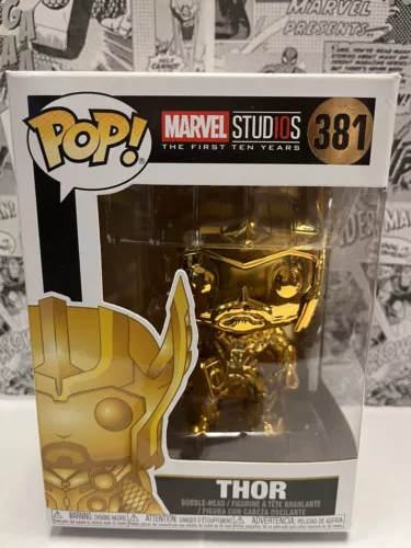 381 Golden Thor Funko Pop Marvel Studios The First Ten Years