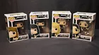 4 Metallica Funkos James Hetfield Lars Ulrich Robert Trujillo Kirk Hammett