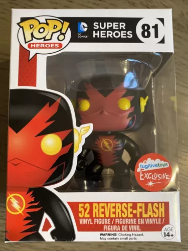 52 Reverse-Flash - Fugitive Toys Exclusive DC Super Heroes Funko Pop! Figure #81