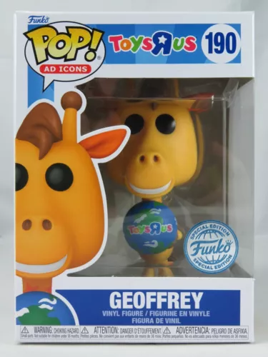 Ad Icons Funko Pop - Geoffrey with Globe - Toys R Us - No. 190 - Free Protector