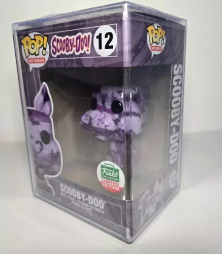 Art Series Scooby-Doo #12 Purple Funko Shop LE Exclusive Funko Pop w Hard Stack