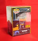 Batman Funko Pop Batman #369 Black Light Hot Topic MIB w Protector