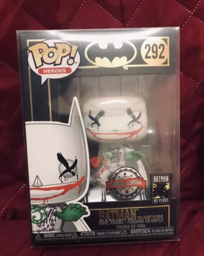 BATMAN: THE JOKER IS WILD EXCLUSIVE FUNKO POP DC HEROES 80TH ANNIVERSARY #292