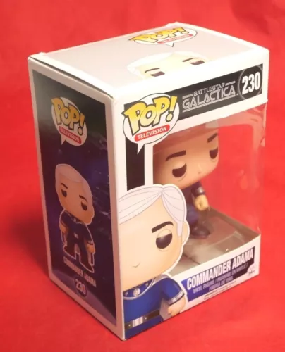 Battlestar Galactica Commander Adama Funko Pop Television #230 MIB