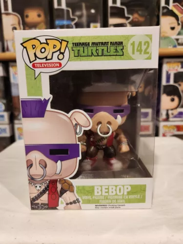 Bebop Pop Vinyl #142 TMNT Funko Extremely Rare