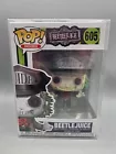 Beetlejuice With Tour Guide Hat #605 Vinyl Funko Pop! Beetlejuice with Protector