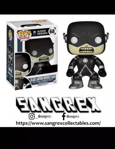 Black Lantern Reverse Flash #68 DC Super Heroes Vinyl Figure Funko Pop