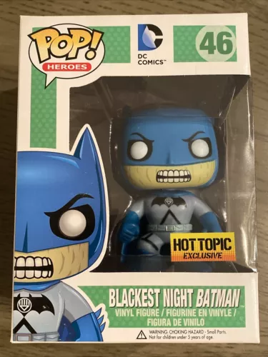 Blackest Night Batman - Hot Topic Exclusive DC Comics Funko Pop! Figure #46