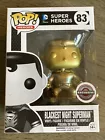 Blackest Night Superman GOLD CHASE - GameStop Exclusive DC Heroes Funko Pop! #83