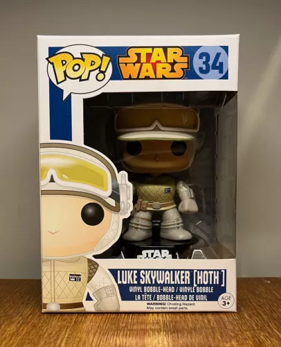 BNIB - FUNKO - POP! Vinyl - Star Wars - LUKE SKYWALKER HOTH / #34