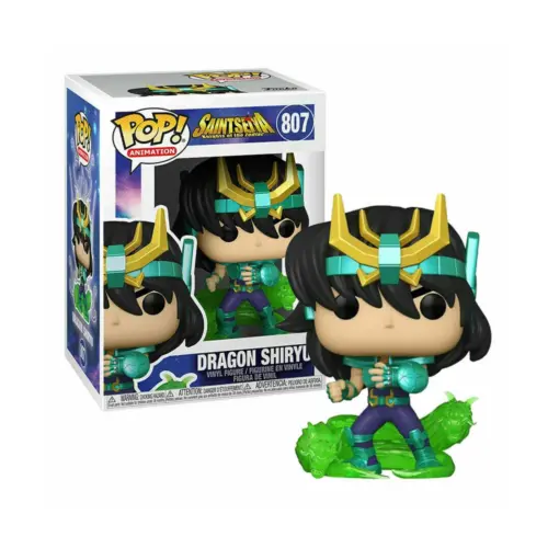 Box Damaged Funko Pop! Saintseiya Knights of The Zodiac Dragon Shiryu #807