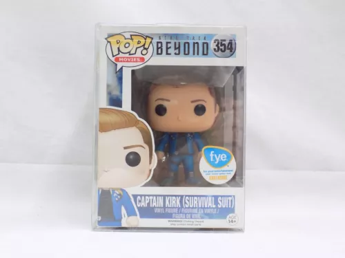 Brand New Funko Pop Star Trek Beyond Captain Kirk (Survival Suit) 354 Vinyl F...