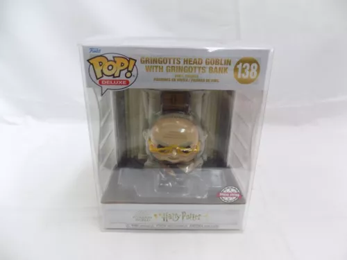 Brand New Gringotts Head Goblin with Gringotts Bank 138 Harry Potter Funko Po...