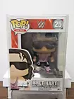 C1003 Funko WWE "Bret Hart #25" Wrestling Vinyl Figure w/ Case (Dmg)