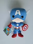 Captain America Plush Marvel Comics Plushies Funko 2011 NWT New With Tags