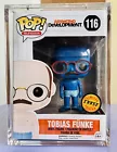 CHASE Funko Pop: TOBIAS FUNKE (Blue Man) #116 Arrested Development w/ Pop Armor