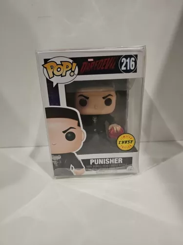 CHASE Funko Pop! Vinyl: Marvel - Punisher #216 Daredevil Soft Protector