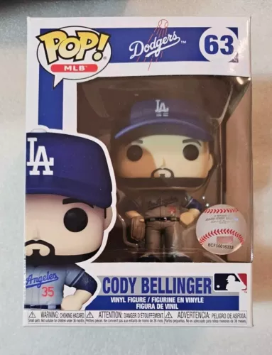 Cody Bellinger Funko POP! MLB (Away Jersey) #63 Dodgers Baseball NEW Yankees