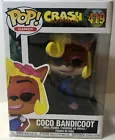 Crash Bandicoot Coco Pop Figure Funko Vinyl Video Games #419