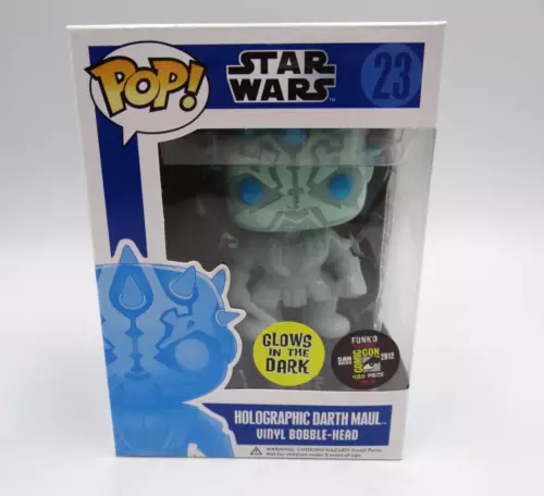 *CUSTOM Funko Pop! Holographic Darth Maul #23 GITD Vinyl Figure READ DESCRIPTION