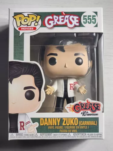 Danny Zuko Carnival Grease 40th Anniversary 555 Funko Pop Vinyl