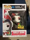 Dc Super Heroes Harley Quinn Funko Pop #299 Hot Topic Exclusive Christmas