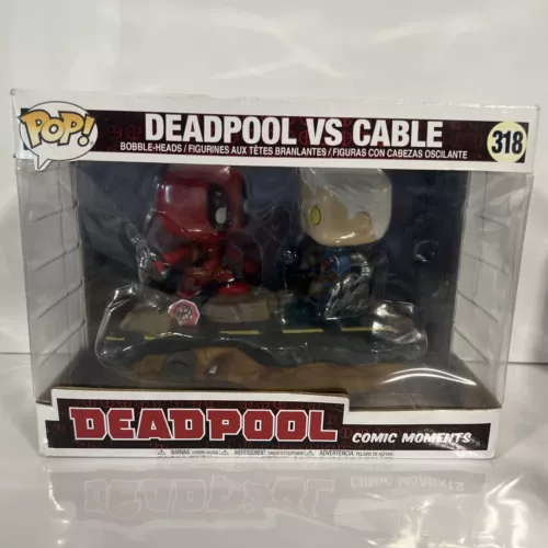 Deadpool Vs Cable Funko Pop #318 Vinyl Figure Marvel Comic Moments