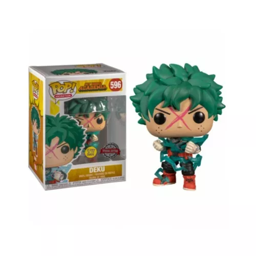 DEKU Full Cowl Glow in the Dark My Hero Academia Funko POP! #596 NEW (A)